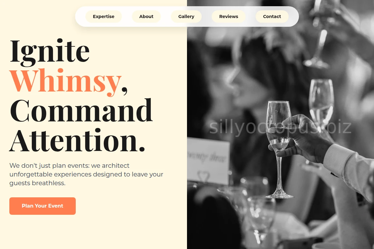 Peach Event Planning