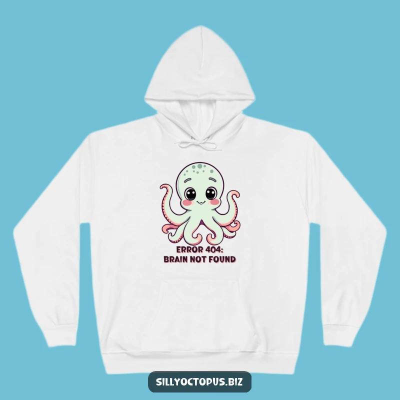 Funny Octopus Watching Computer Hoodie: Cozy and Hilarious Tech Gift