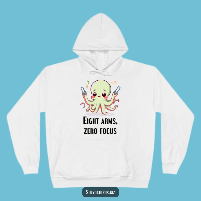 Funny Surprised Octopus Hoodie - Cozy & Hilarious Cephalopod Apparel