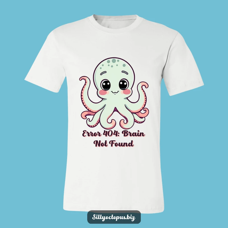 Funny Octopus Computer T-Shirt: Hilarious Tech Enthusiast Apparel Gift